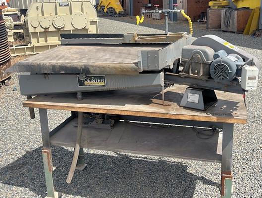 DEISTER Model 15-S Concentrating Table