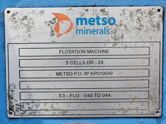 Bank Of 5-cell Metso Model Dr-24 Flotation Cells)