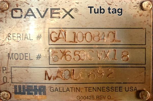 W E I R - C A V E X Pod Of 2 Cyclones)