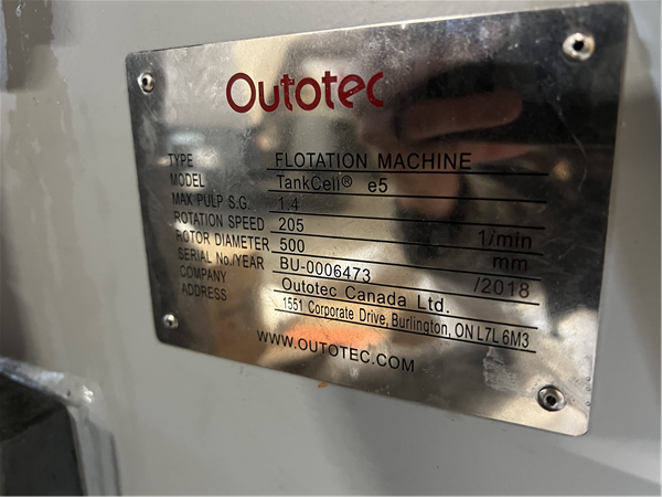 8 Units - Unused Outotec Tankcell E5 With Floatforce 500 Mixing Mechanism 5 Cubic Meter)