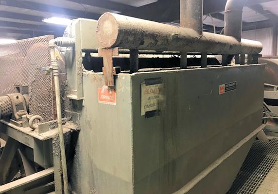 Eriez Model 48x125 Cda Single Drum Wet Magnetic Separator)