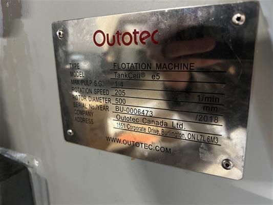 6 Units - Unused Outotec Tankcell E5 With Floatforce 500 & Refurbished Ok-5-tc Tank Cells)