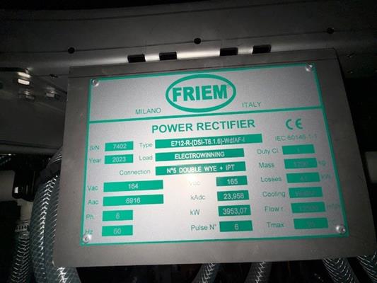 Lot Of Unused Friem Sxew Electrowinning Cell Components)