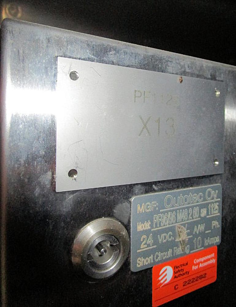 Unused Outotec Larox Model Pf 48 Series, 96/96 M48 2 60 Filter Press)