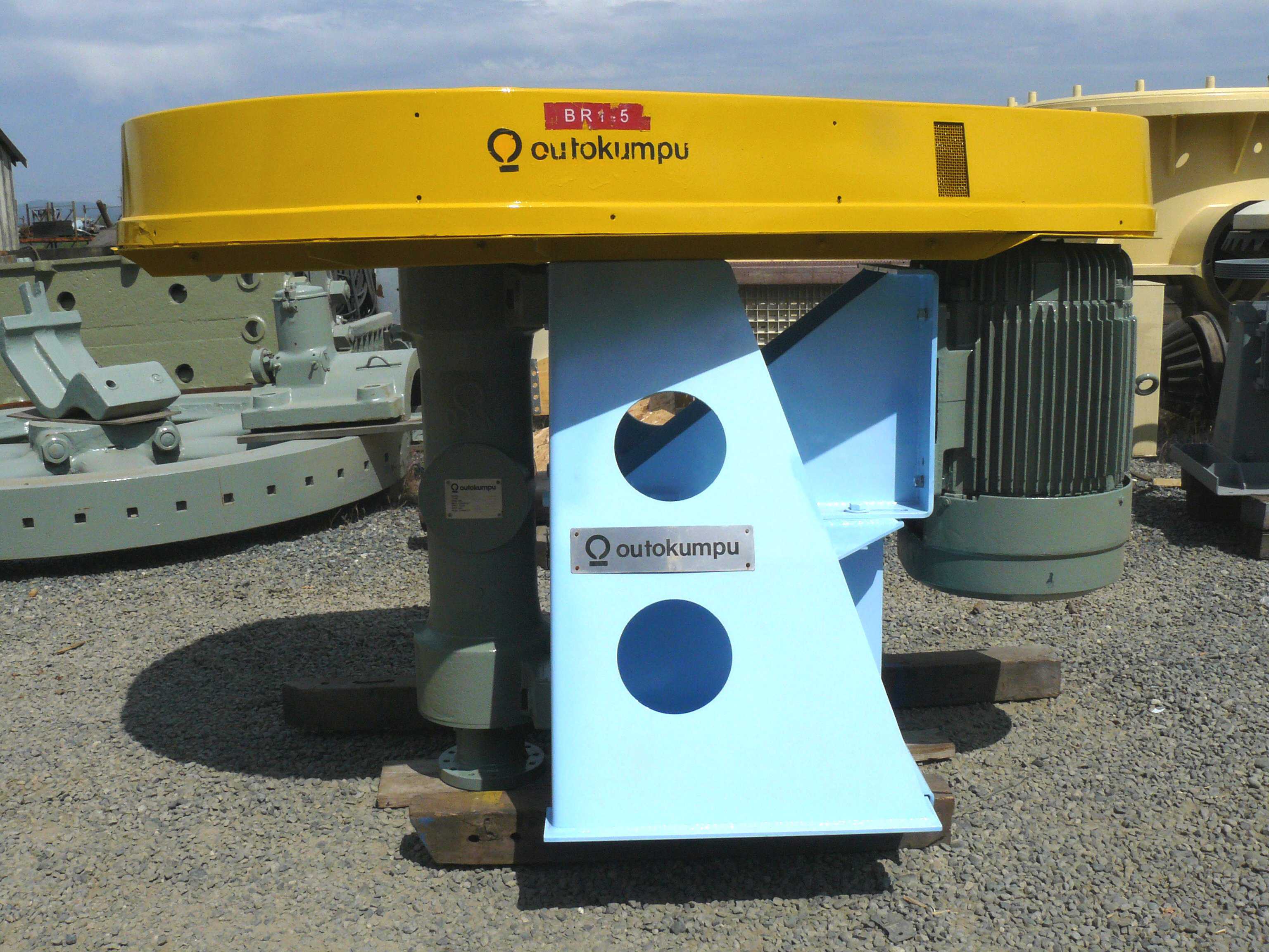 8 Units - OUTOKUMPU Type OK38 Flotation Cell Mechanisms, each with 100 H motor