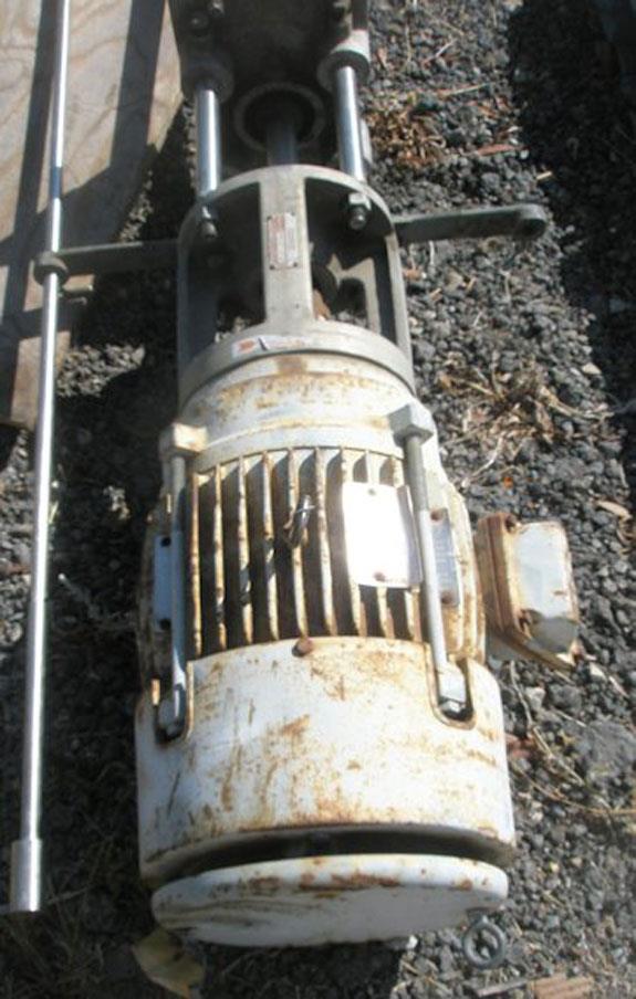 Gifford Wood 5" Dia. Homogenizer With 5' L Shaft, Ss Contacts And 10 Hp Motor)