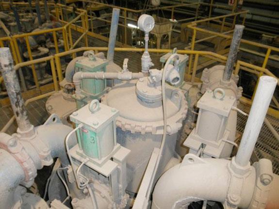 2 Units/pods Of (4) Krebs Hydrocyclones, Model #d15lb-10.5-2152, Rubber-lined, 8" Overflow, 6" Inlet)