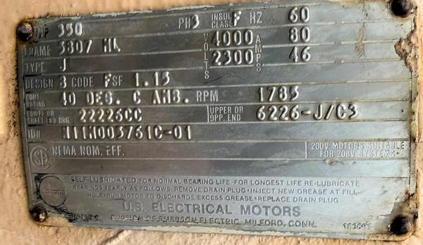 2 Units - Tas Vertical Coal Pulverizing Mills, Model 42b, 350 Hp)