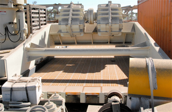 Unused Metso 8' X 20' Single Deck Low Head Vibrating Screen)