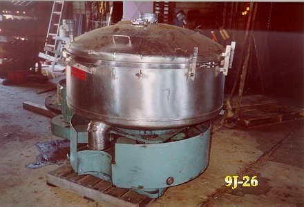Gump Bar-nun Cp-43 Pneumatic In-line Screener, 47" Dia., 2 Hp, Rotary Pressure Sifter)