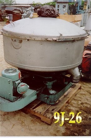 Gump Bar-nun Cp-43 Pneumatic In-line Screener, 47" Dia., 2 Hp, Rotary Pressure Sifter)
