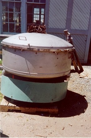 Gump Bar-nun Cp-43 Pneumatic In-line Screener, 47" Dia., 2 Hp, Rotary Pressure Sifter)